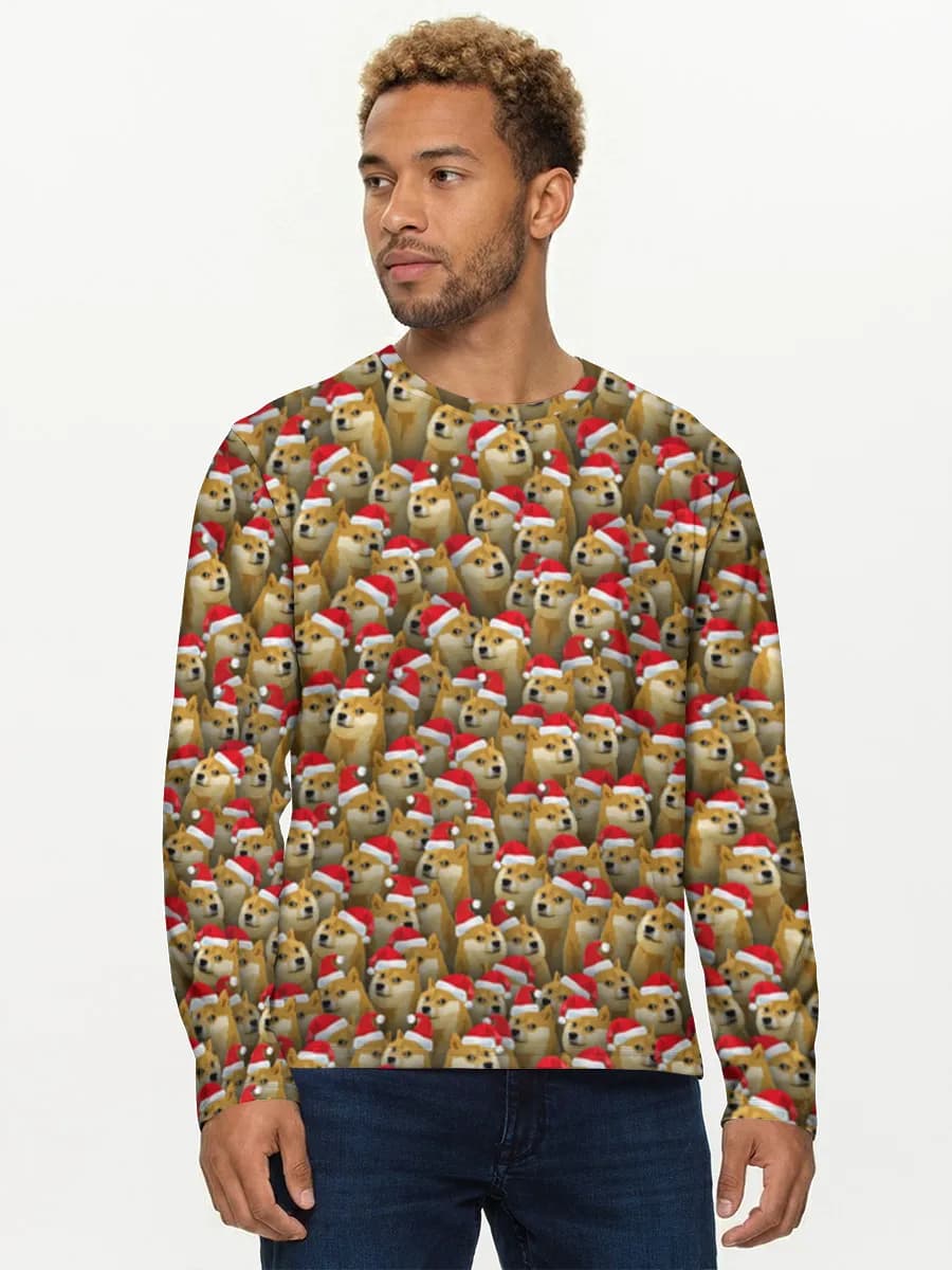 Men's cotton long sleeve shirt