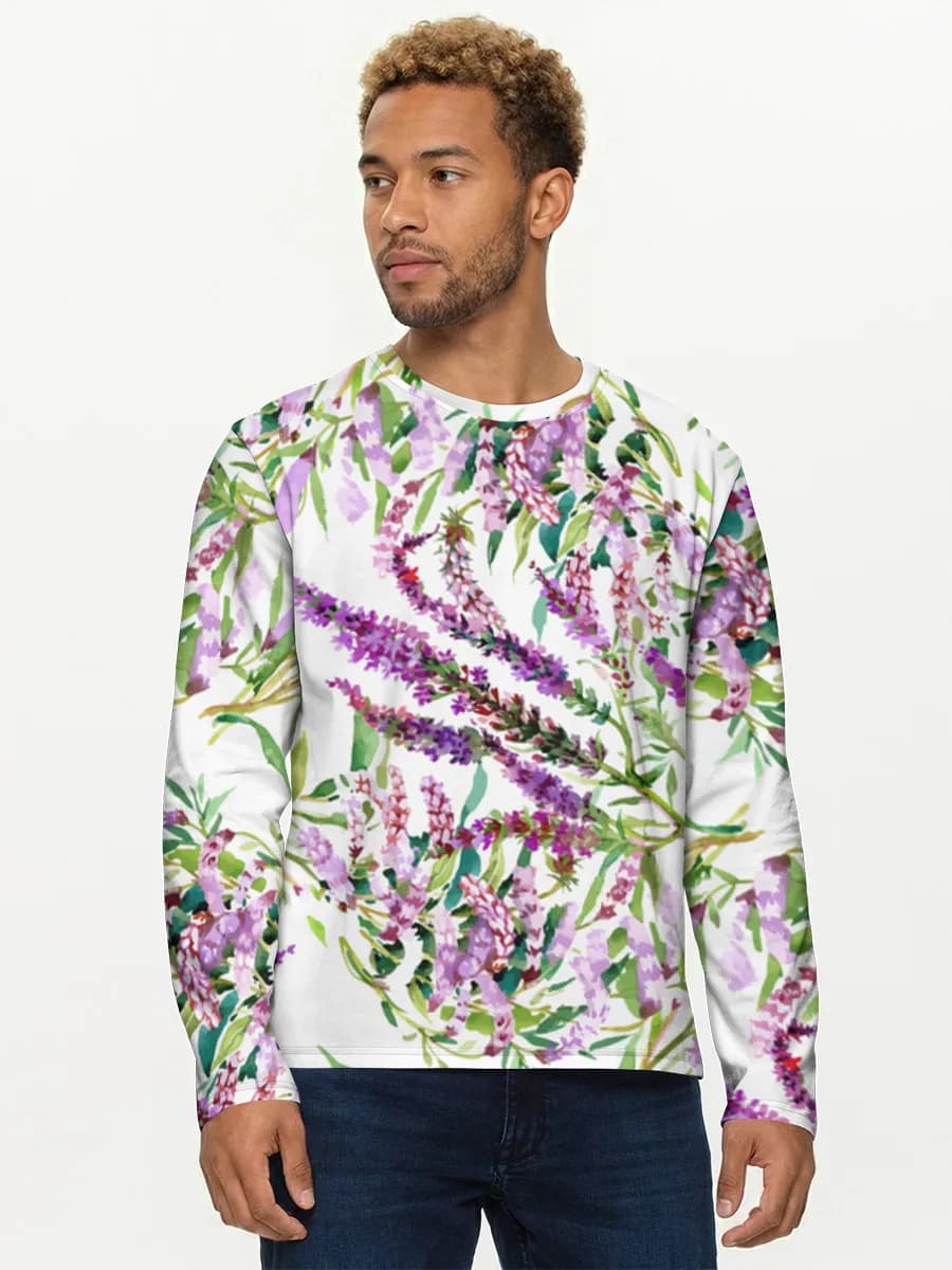 T-shirt Coton Manches Longues Homme