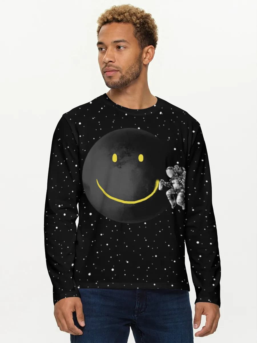 Men's cotton long sleeve shirt