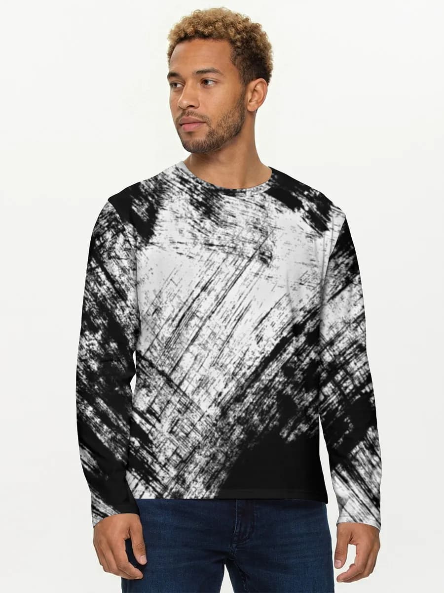 Camisa de manga larga de algodón para hombre