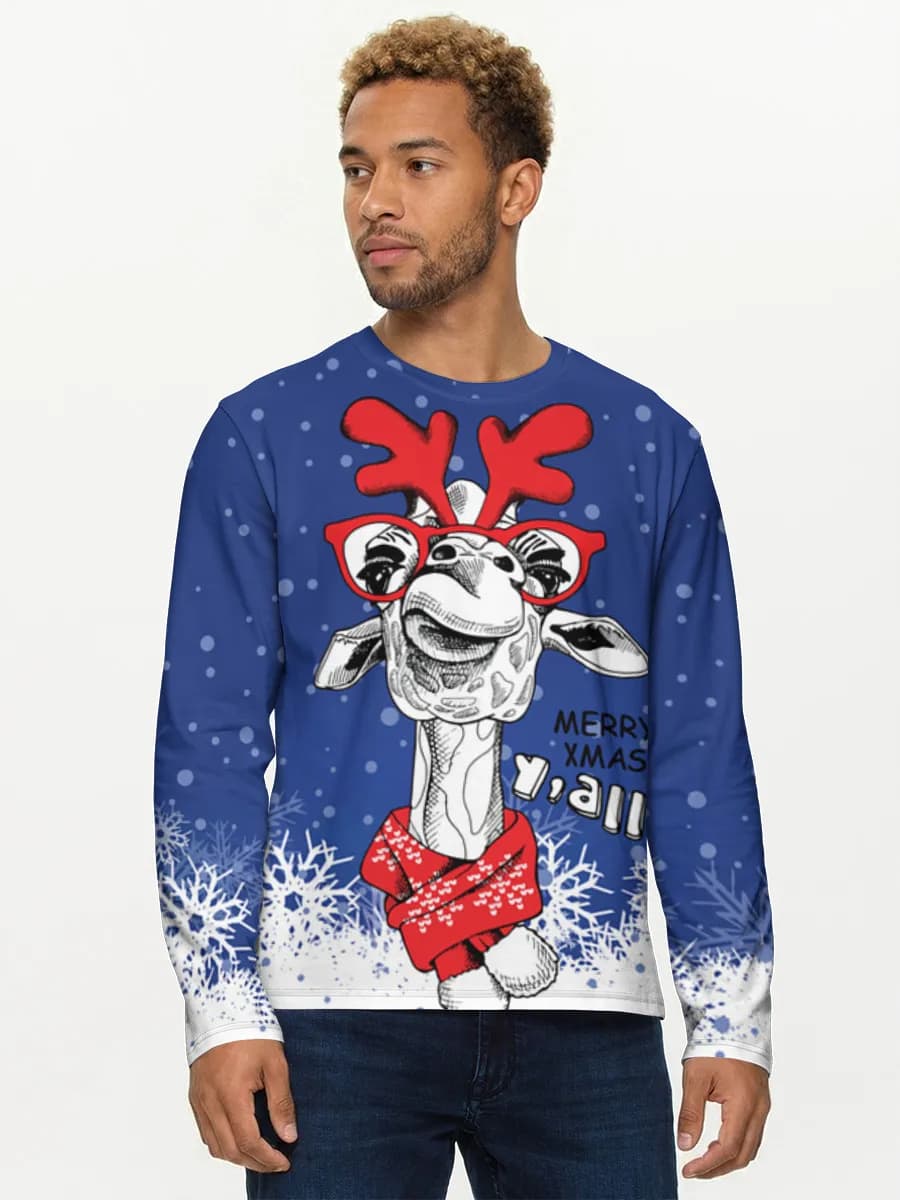 Men's cotton long sleeve shirt
