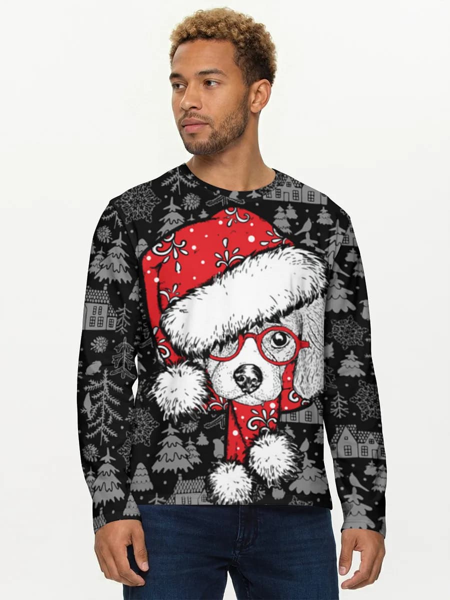 Men's cotton long sleeve shirt