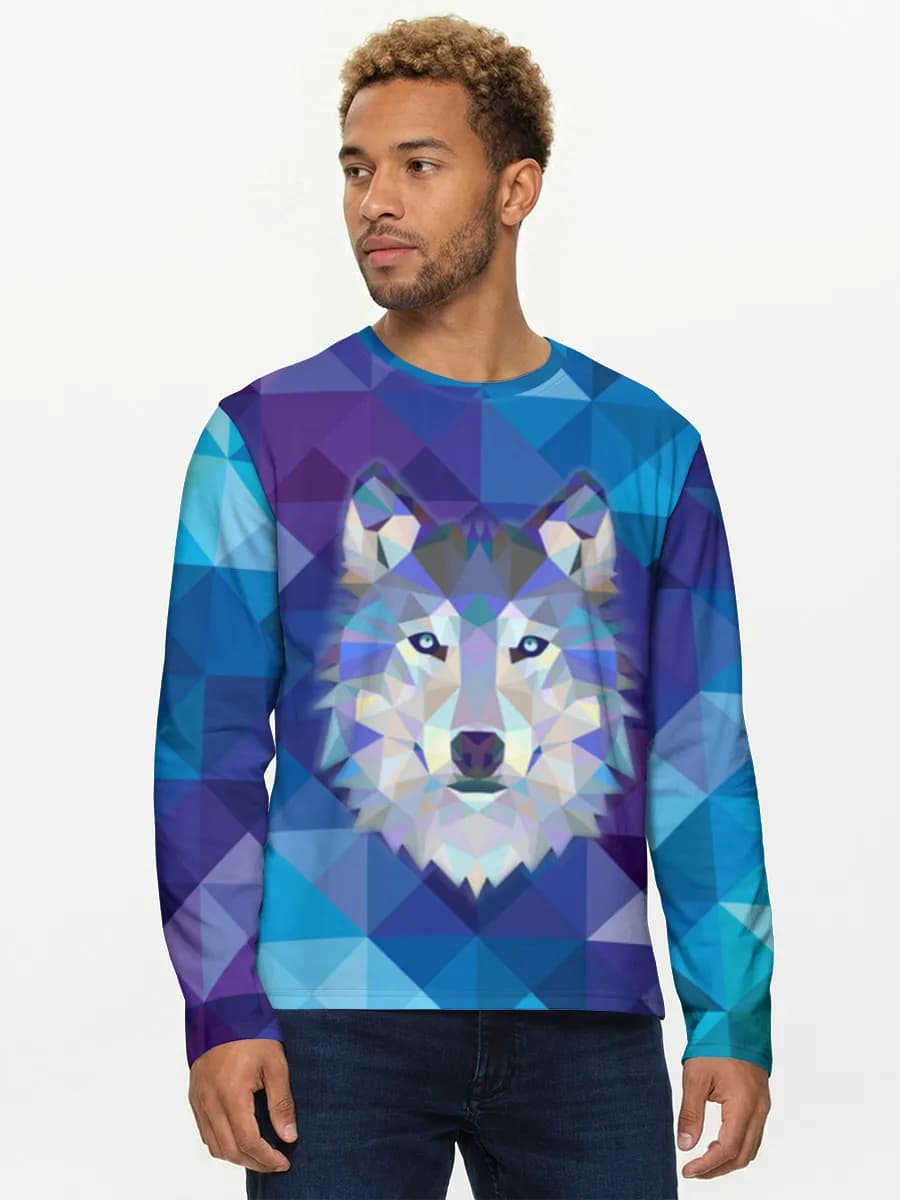 Men's cotton long sleeve shirt