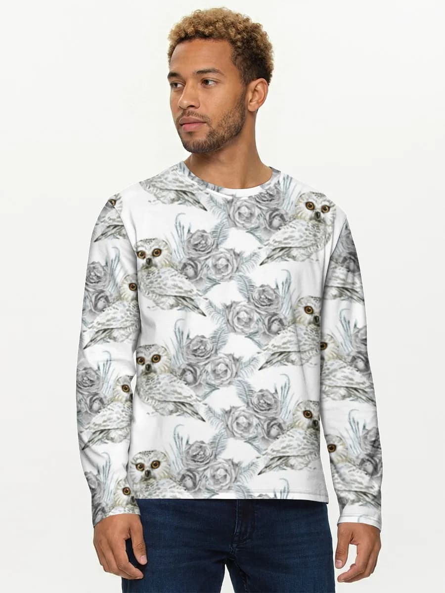 Men's cotton long sleeve shirt