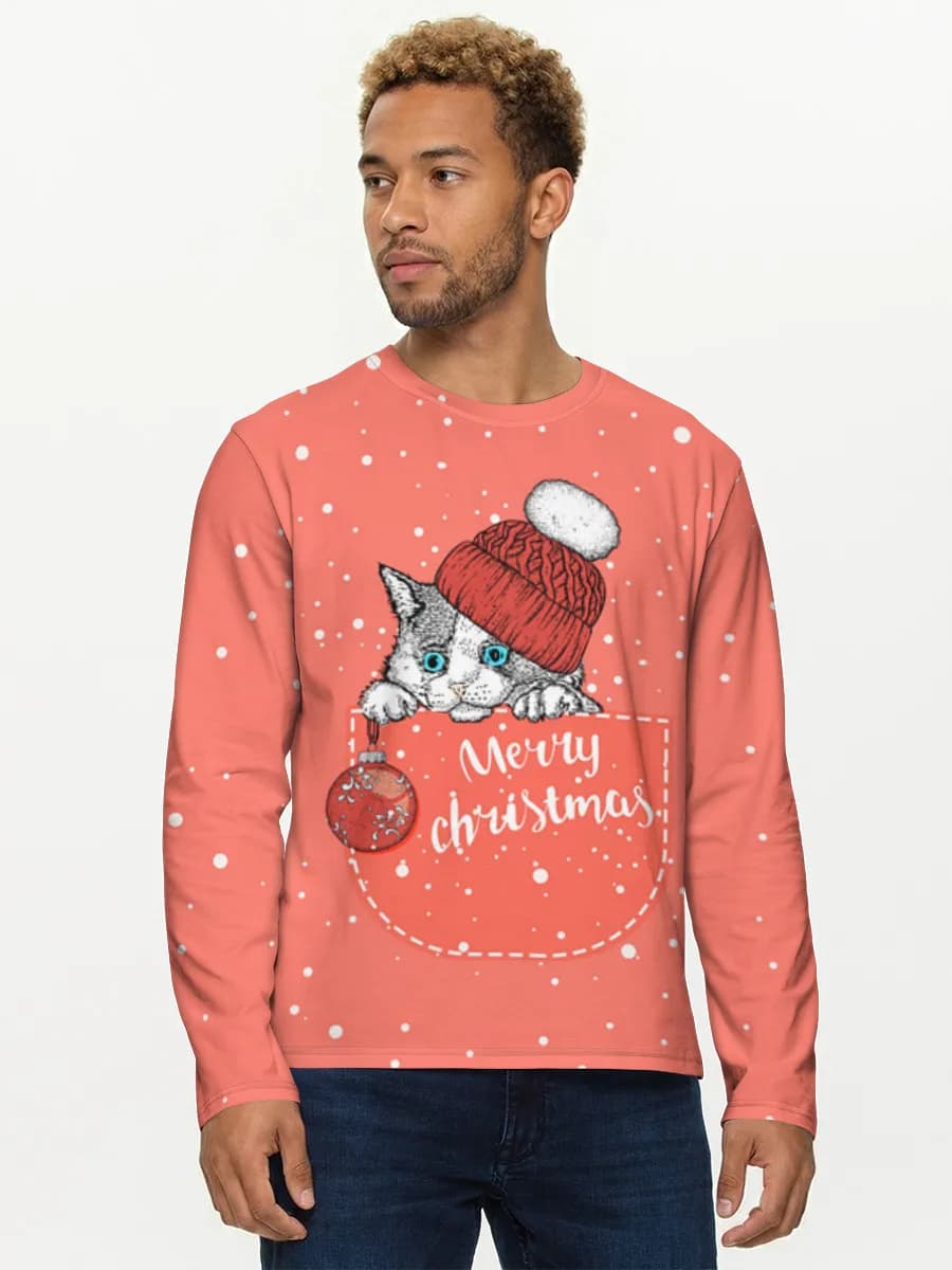 Men's cotton long sleeve shirt