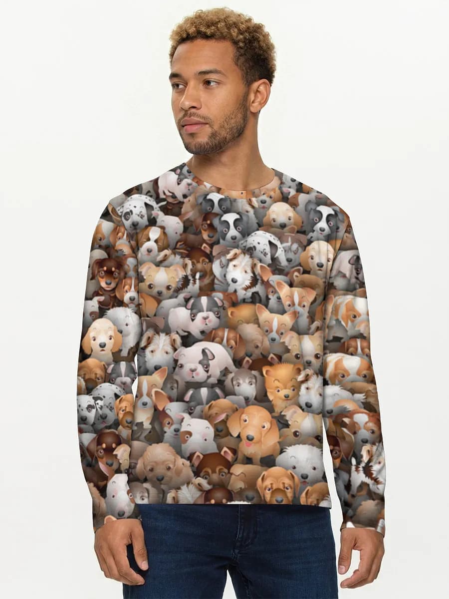 Men's cotton long sleeve shirt