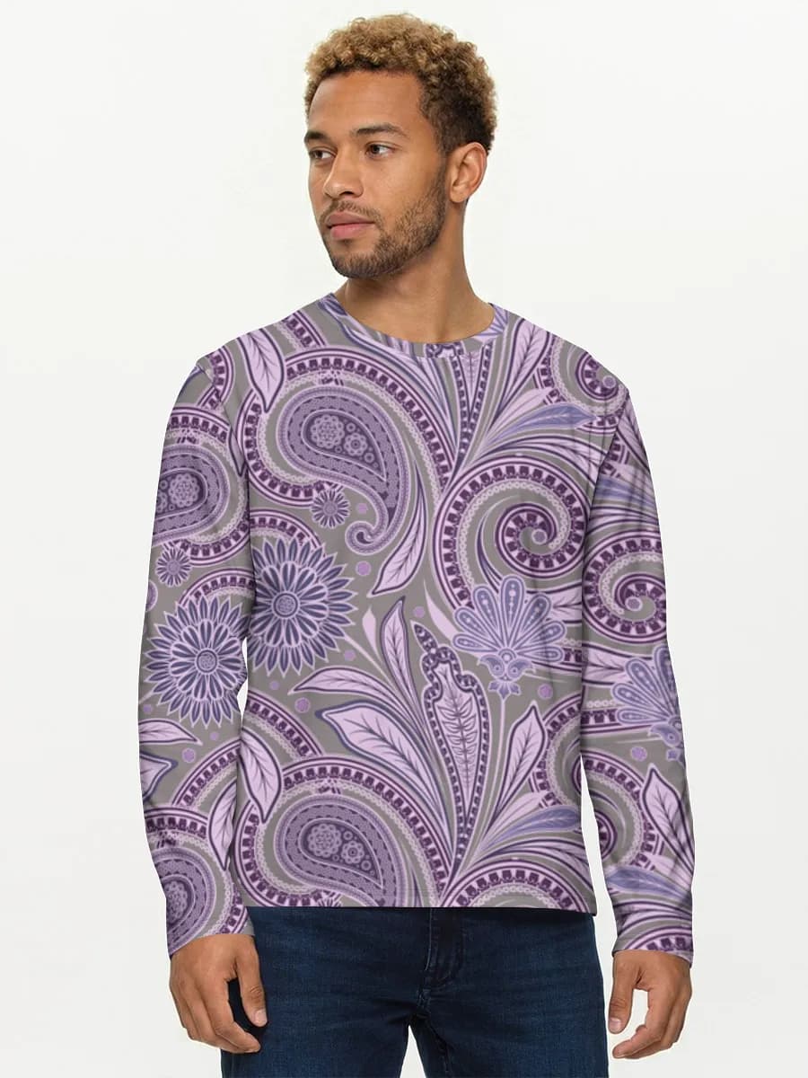 Men's cotton long sleeve shirt