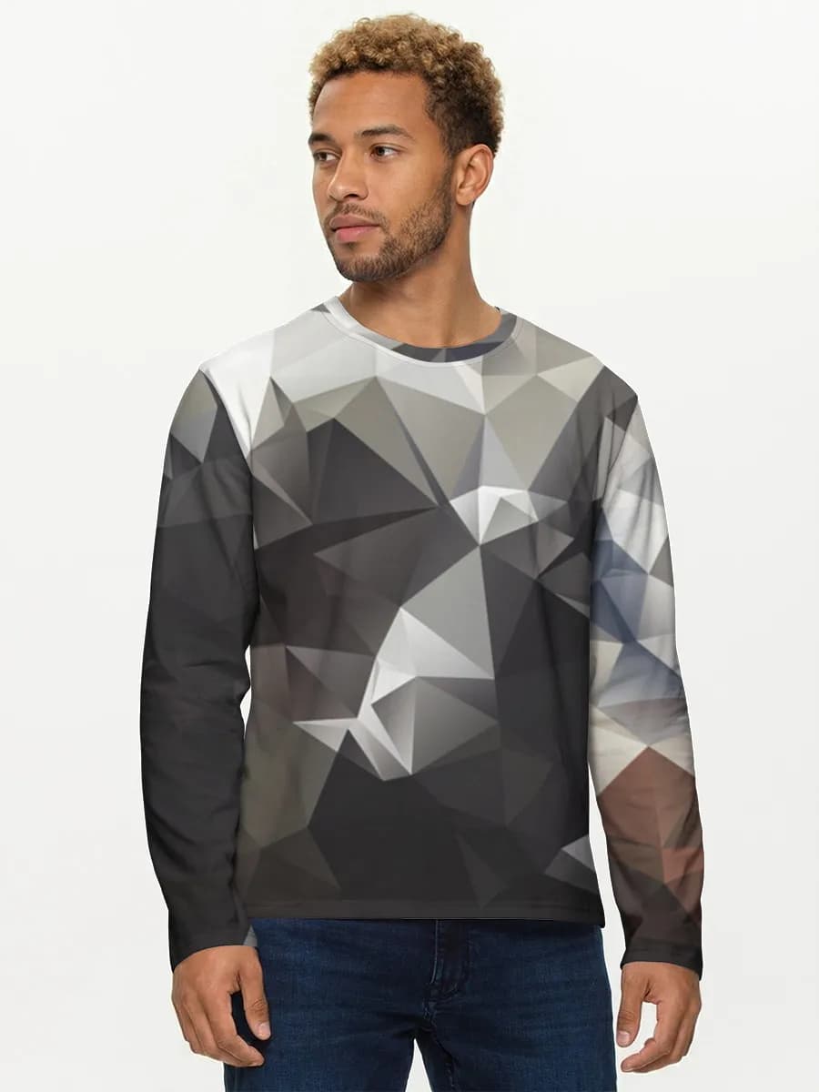 Men's cotton long sleeve shirt
