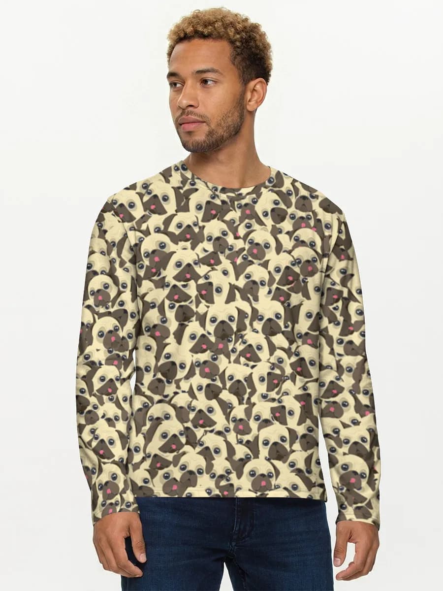 Men's cotton long sleeve shirt