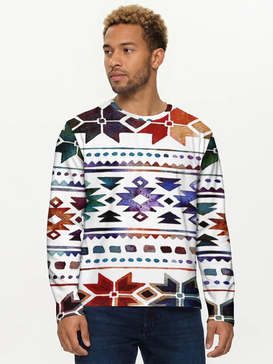 T-shirt Coton Manches Longues Homme