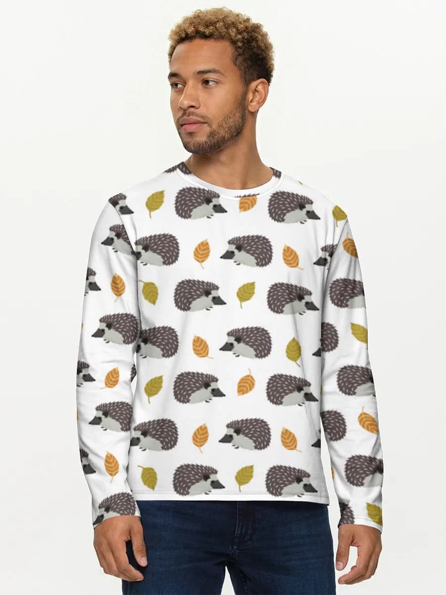 Men's cotton long sleeve shirt