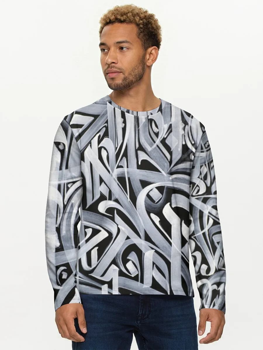 Men's cotton long sleeve shirt