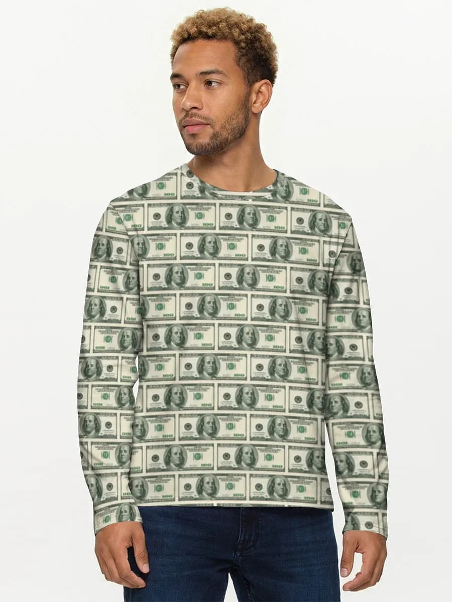 Men's cotton long sleeve shirt