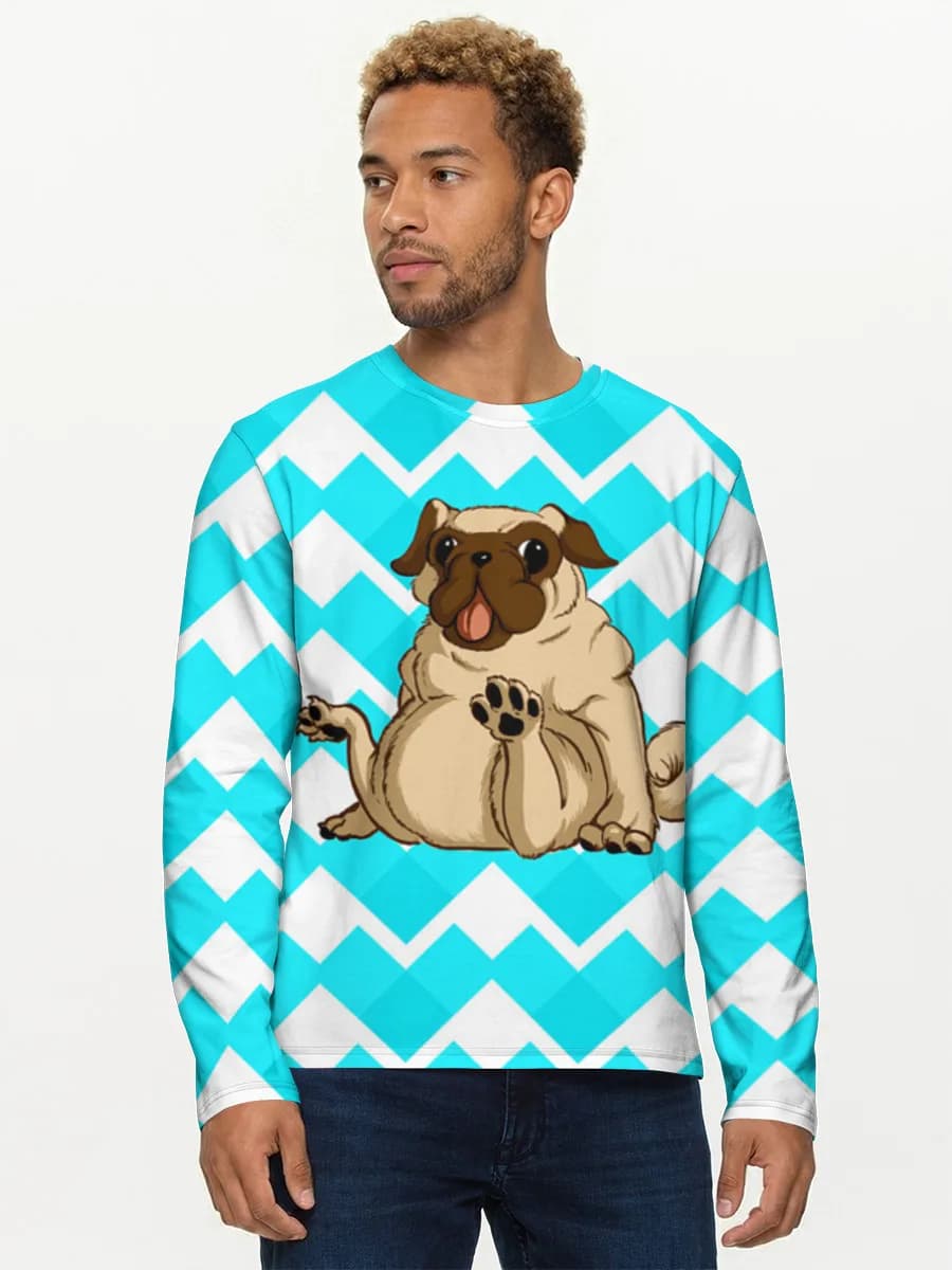 Men's cotton long sleeve shirt