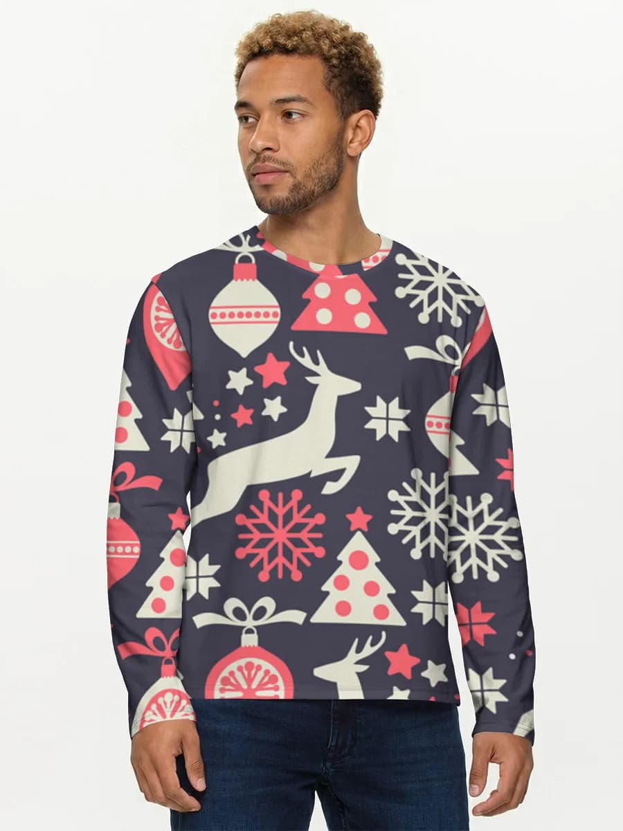 Men's cotton long sleeve shirt