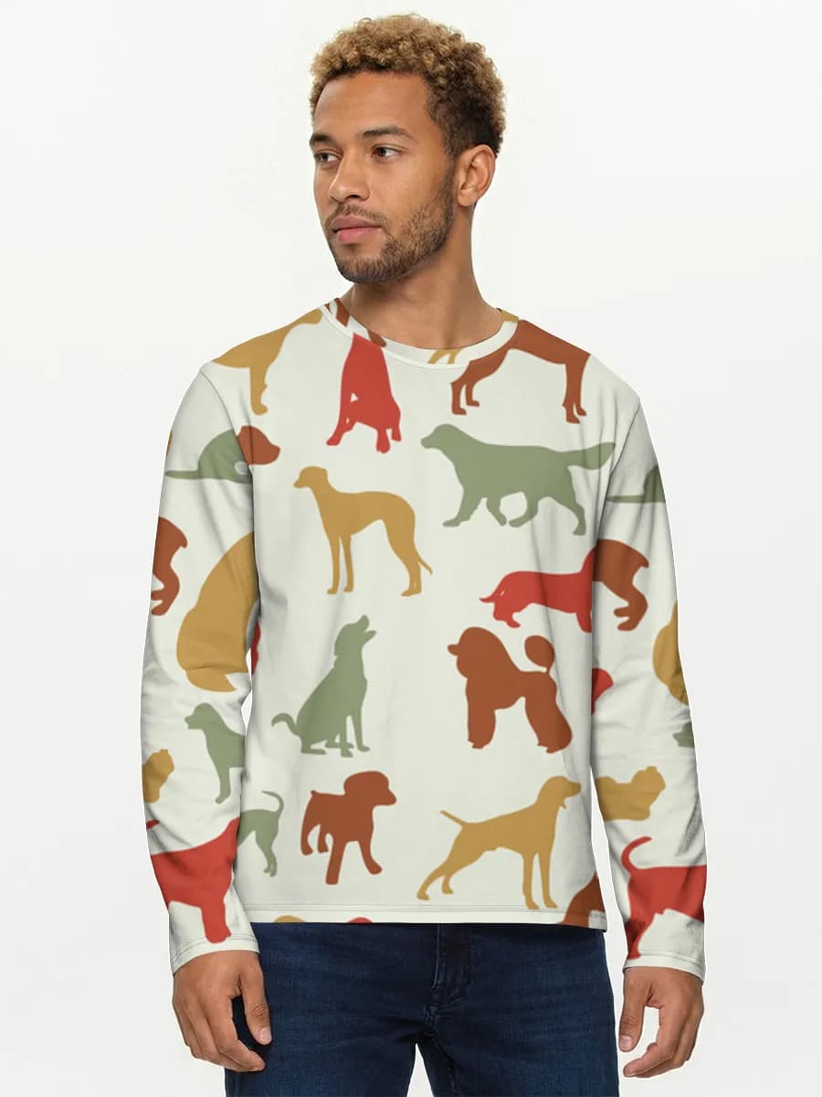 Men's cotton long sleeve shirt