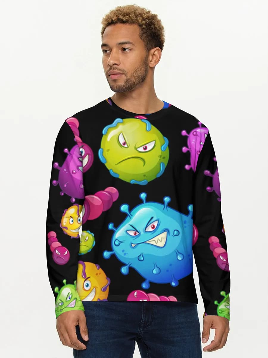 Men's cotton long sleeve shirt