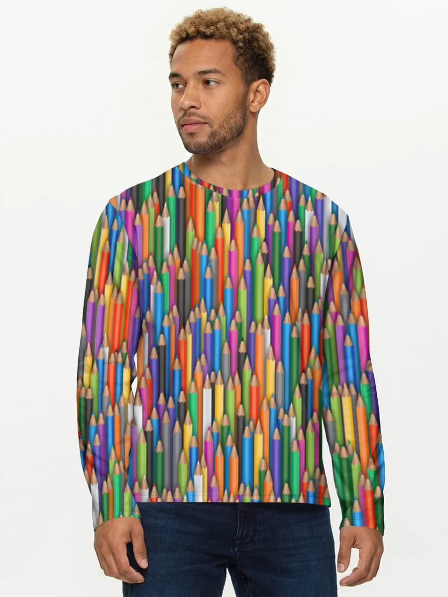 Men's cotton long sleeve shirt