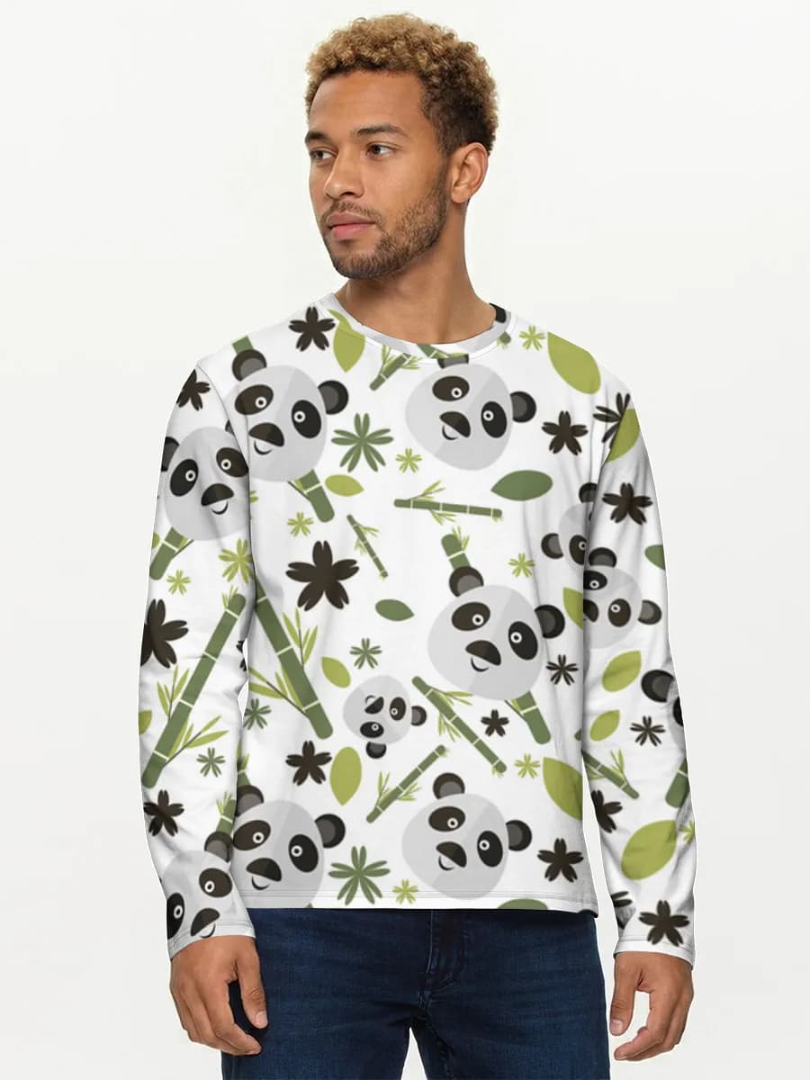 Men's cotton long sleeve shirt