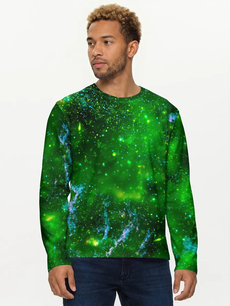Men's cotton long sleeve shirt