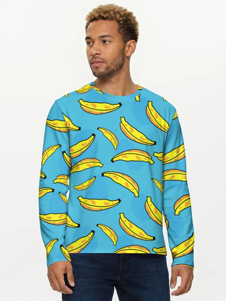 Camisa de manga larga de algodón para hombre