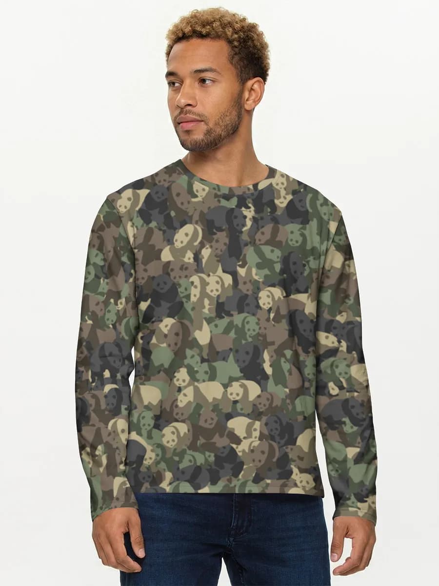 Men's cotton long sleeve shirt