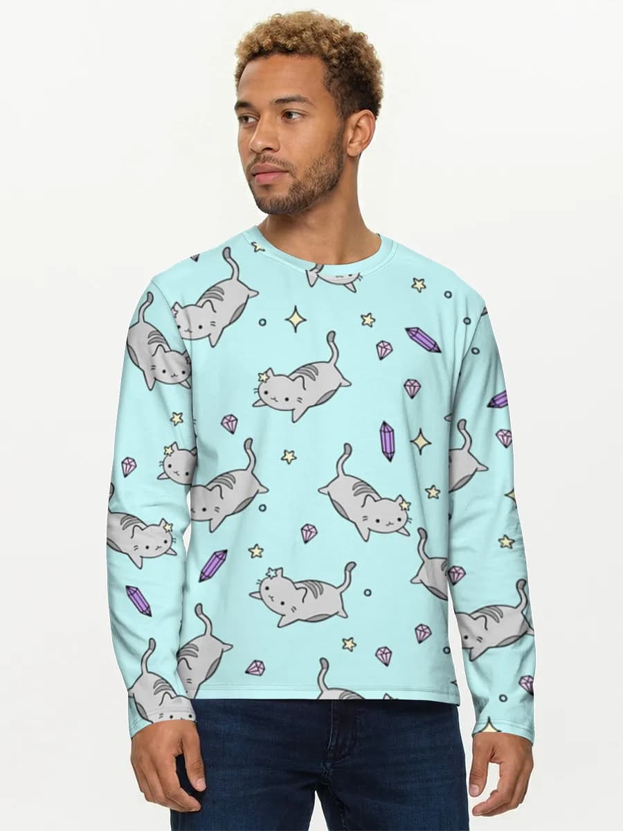 Men's cotton long sleeve shirt