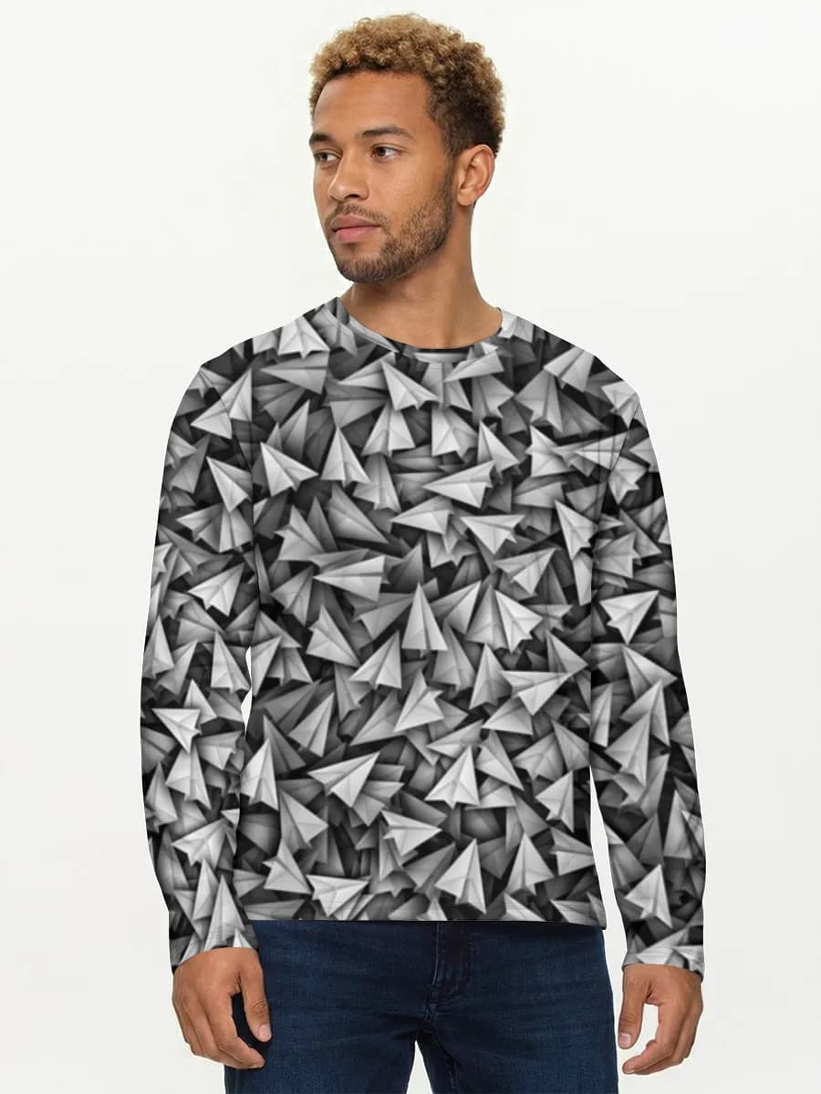 Men's cotton long sleeve shirt