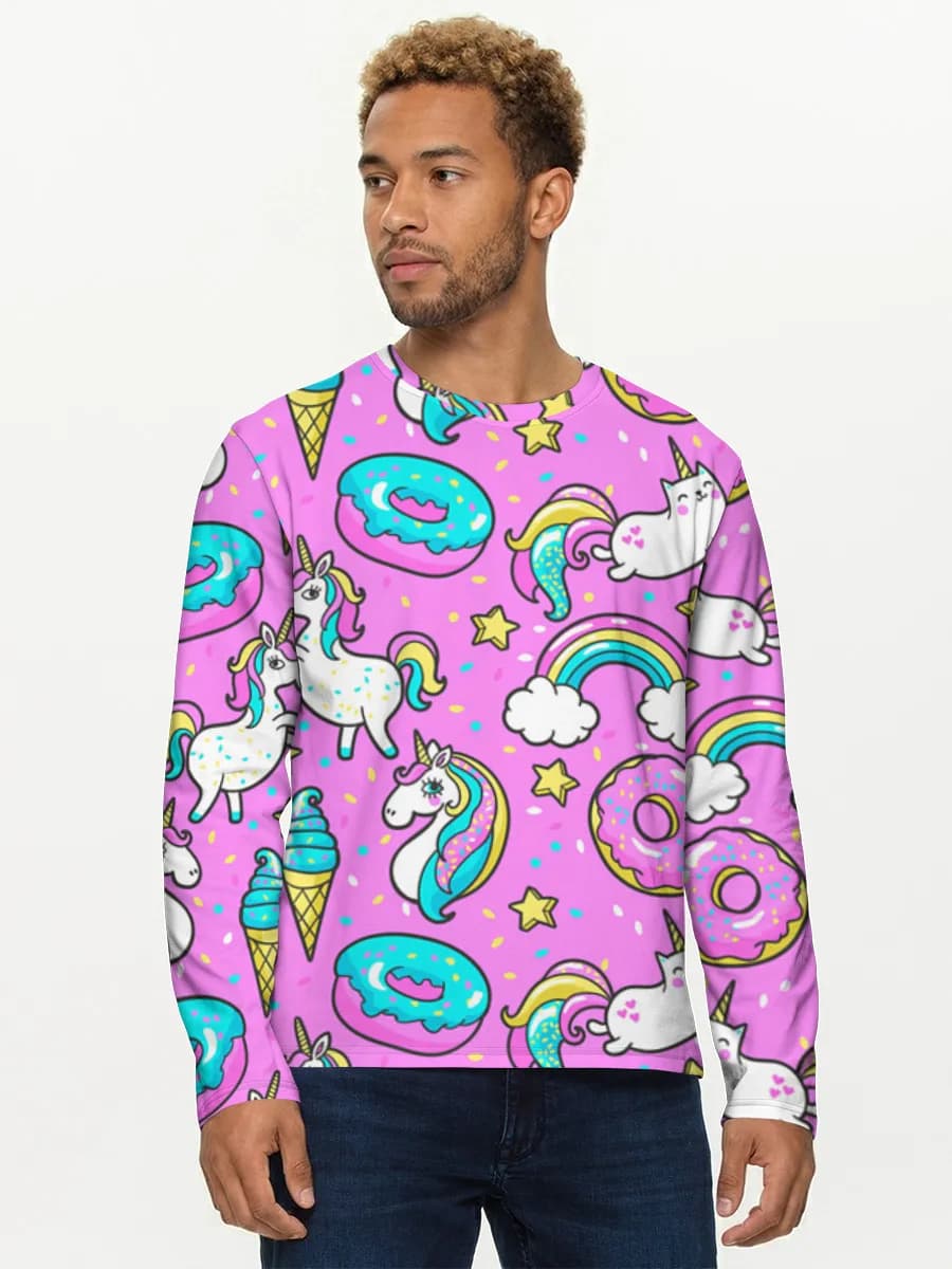Camisa de manga larga de algodón para hombre