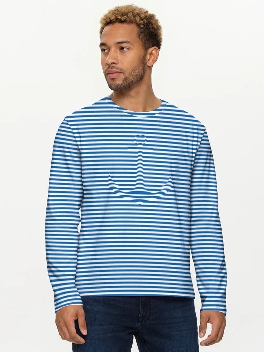 T-shirt Coton Manches Longues Homme