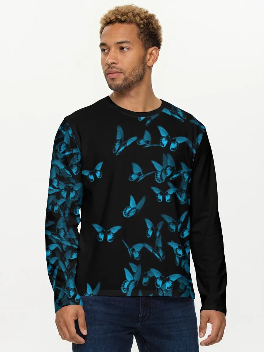 Men's cotton long sleeve shirt