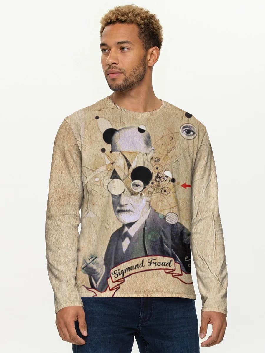 Men's cotton long sleeve shirt