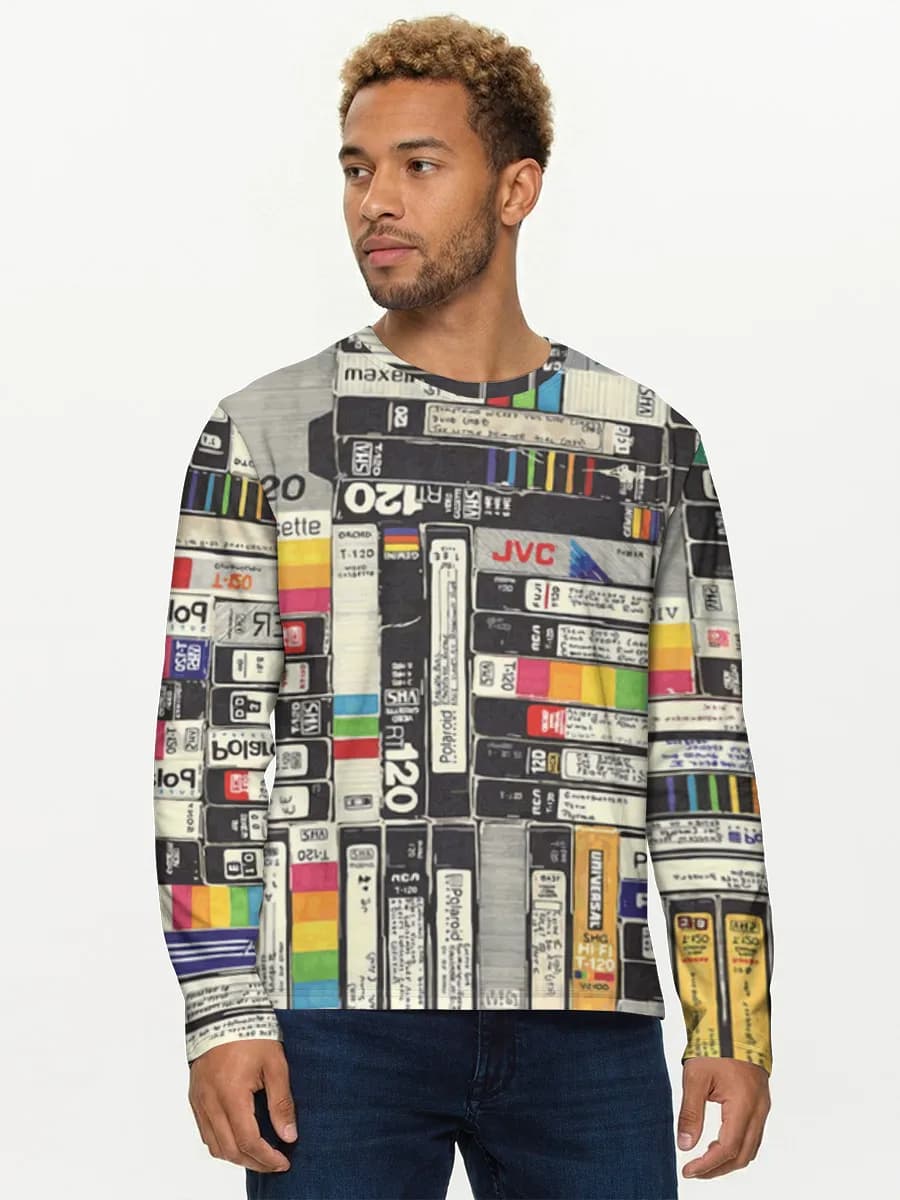 Men's cotton long sleeve shirt