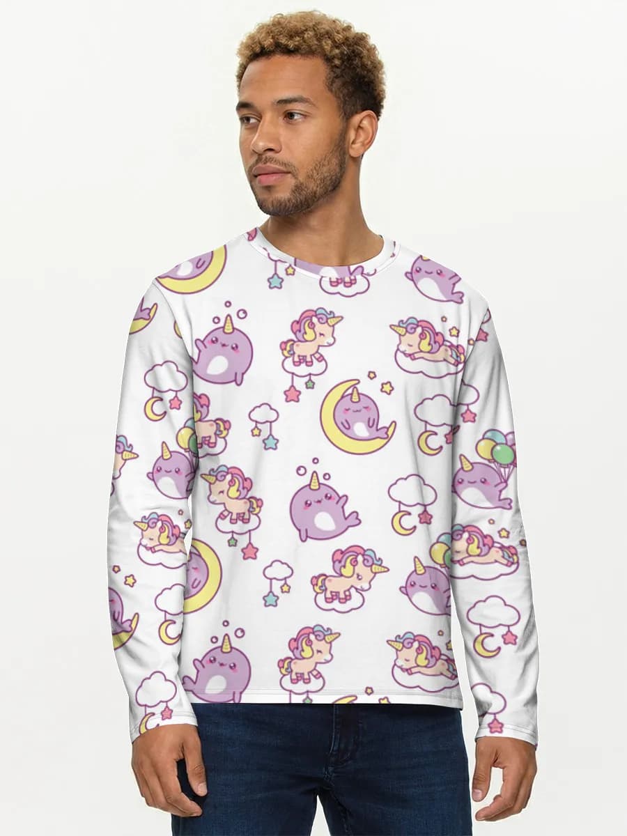 Men's cotton long sleeve shirt
