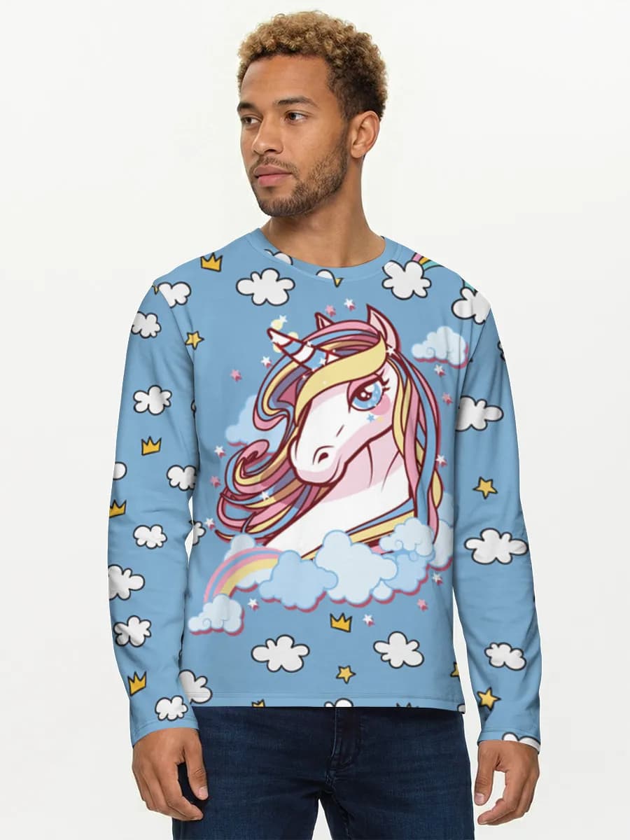 Men's cotton long sleeve shirt