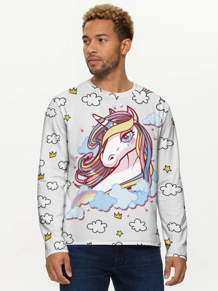 Men's cotton long sleeve shirt