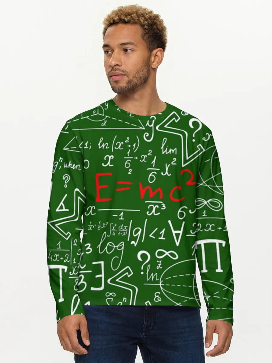 Men's cotton long sleeve shirt