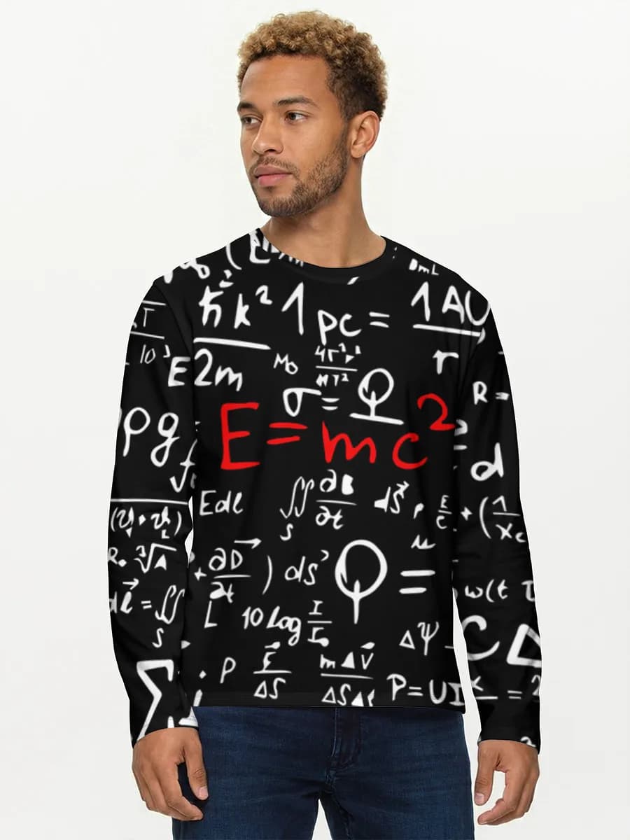 Men's cotton long sleeve shirt