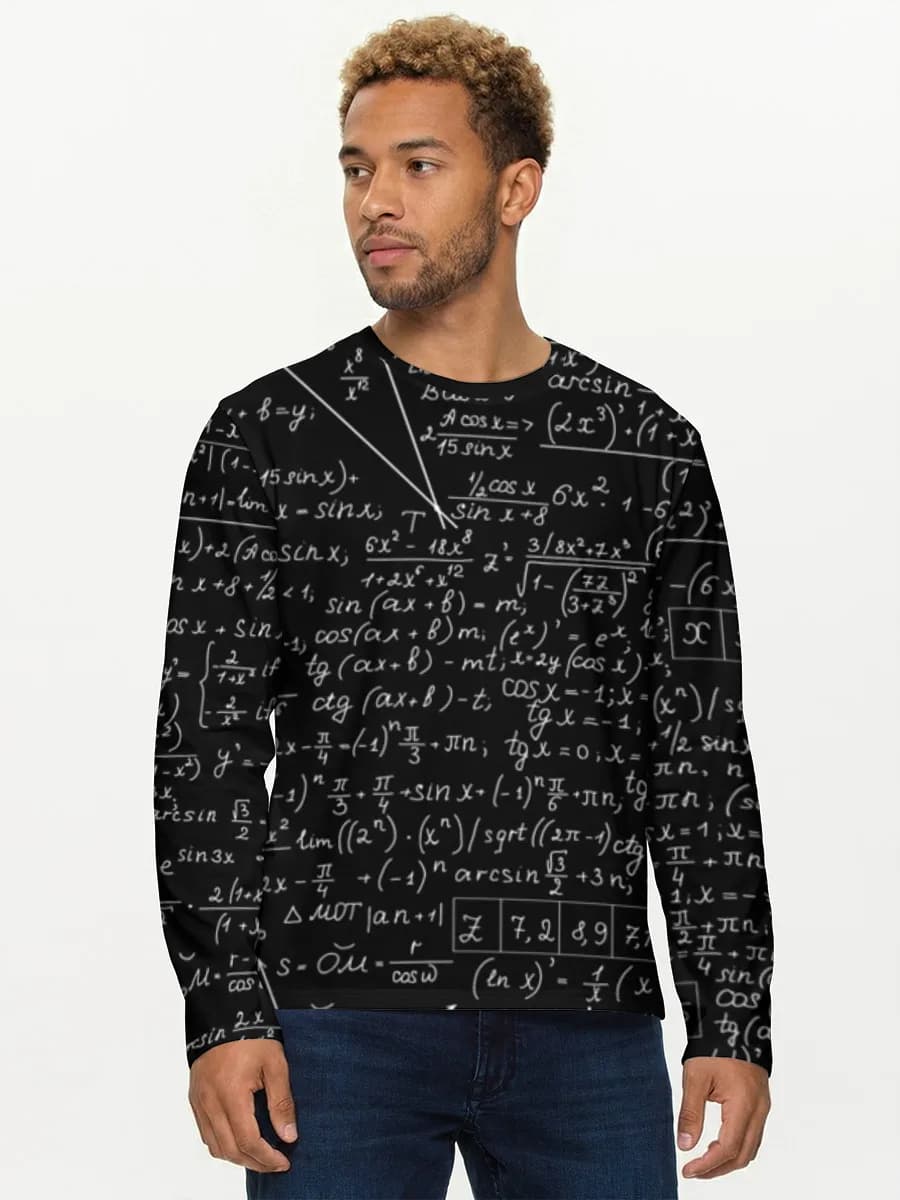 Men's cotton long sleeve shirt