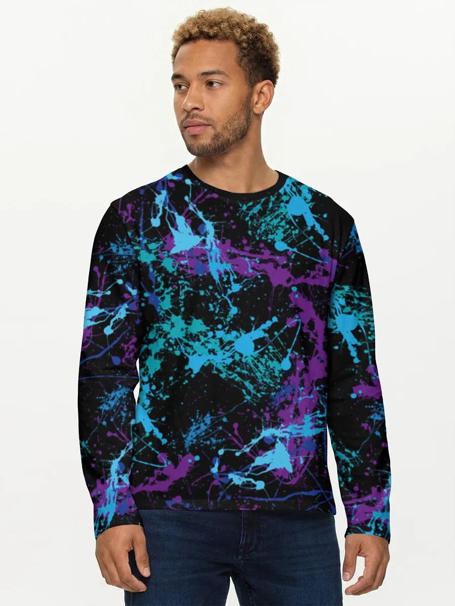 Camisa de manga larga de algodón para hombre