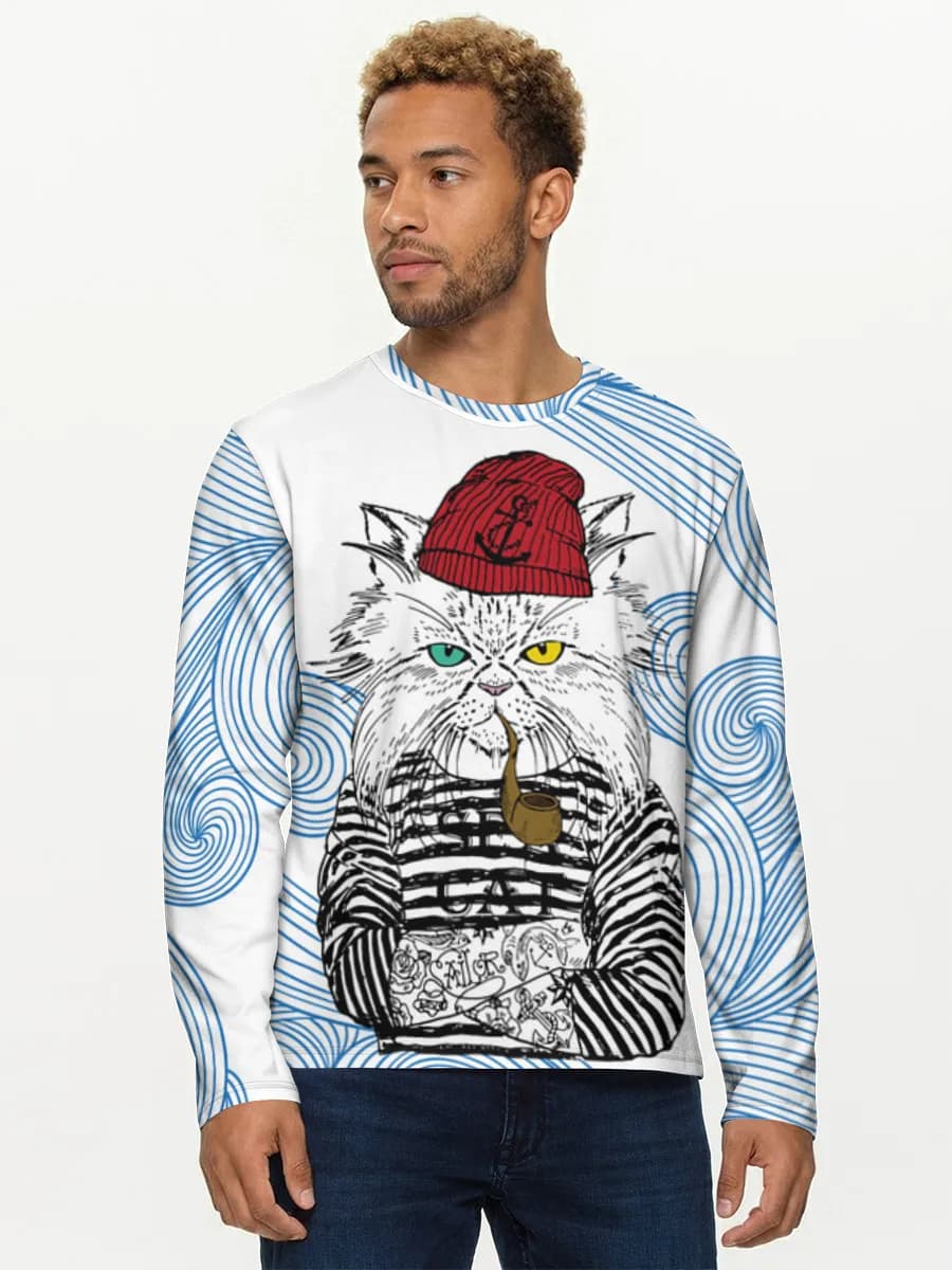 Men's cotton long sleeve shirt