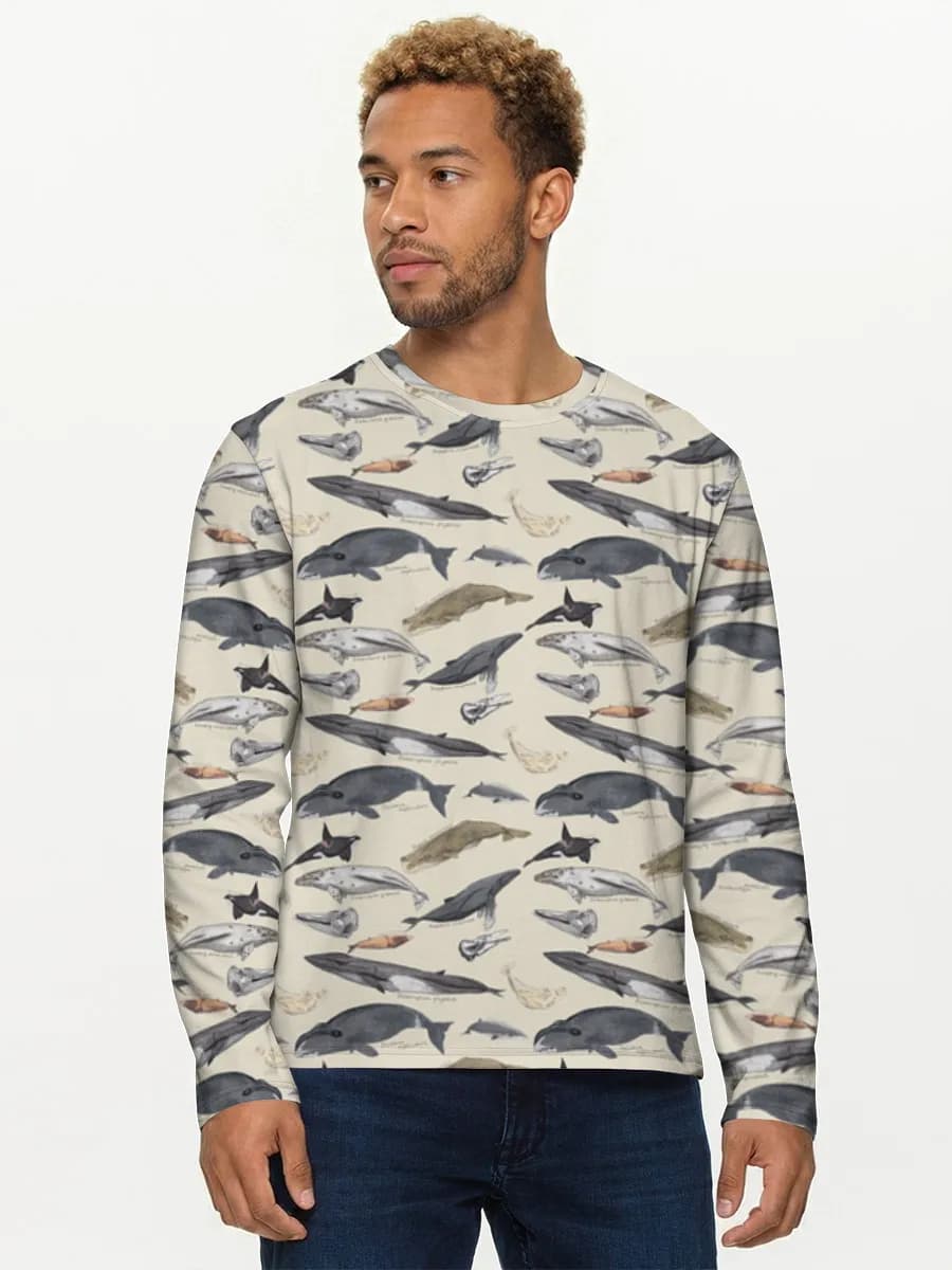 T-shirt Coton Manches Longues Homme