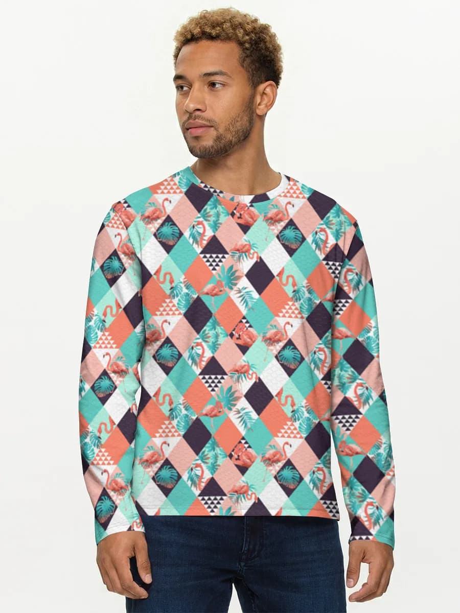 Men's cotton long sleeve shirt