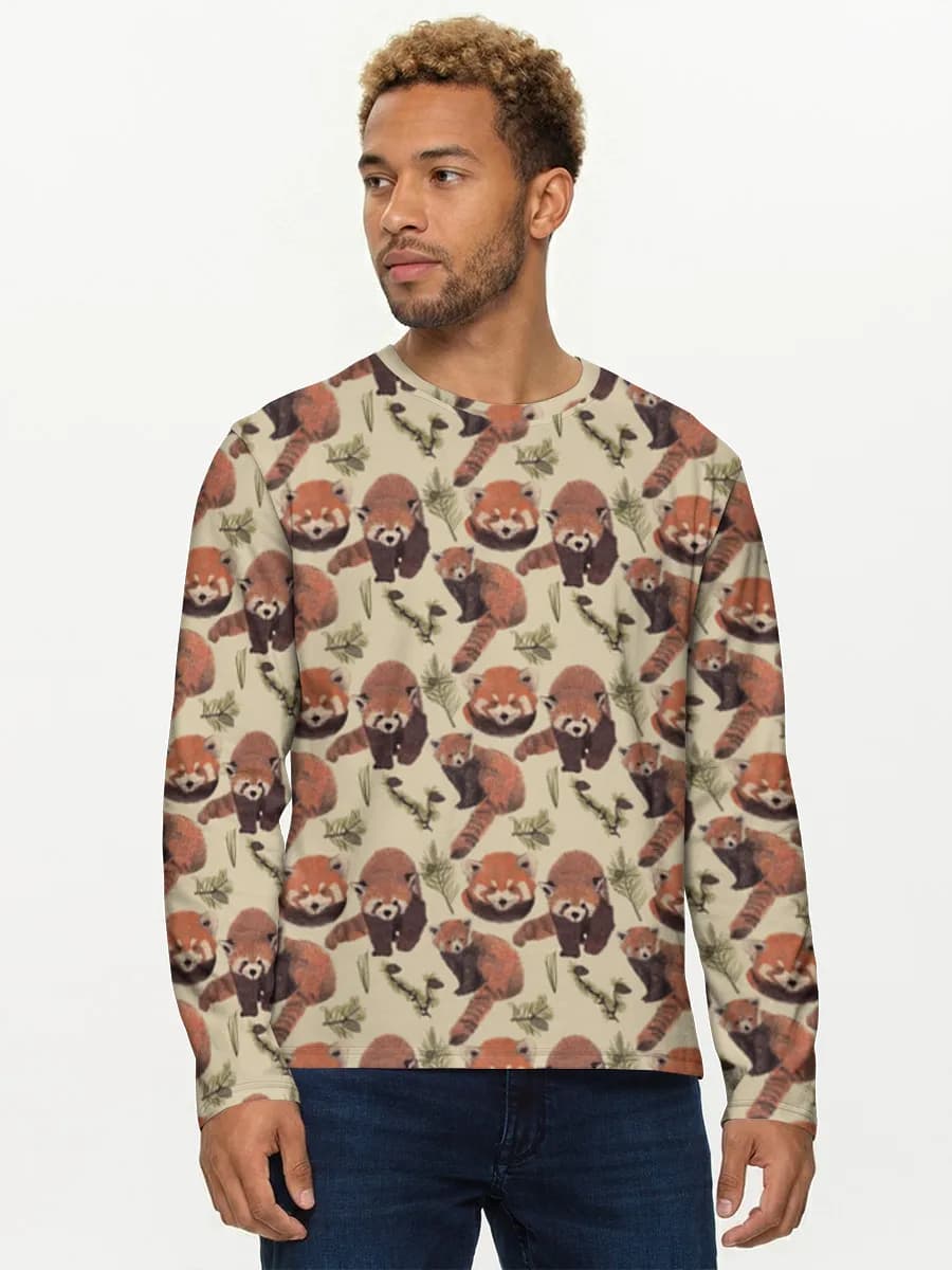 T-shirt Coton Manches Longues Homme