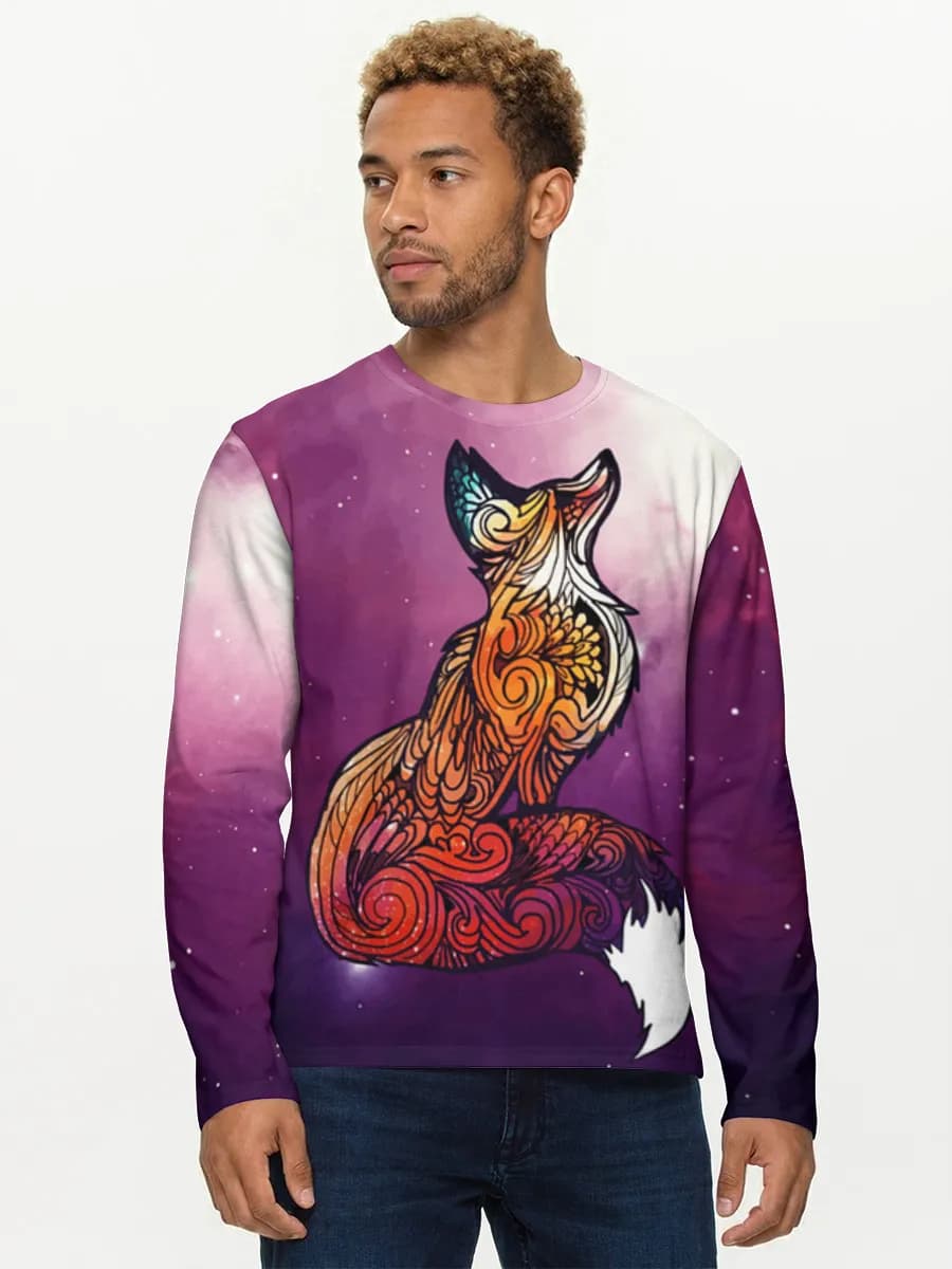 Men's cotton long sleeve shirt