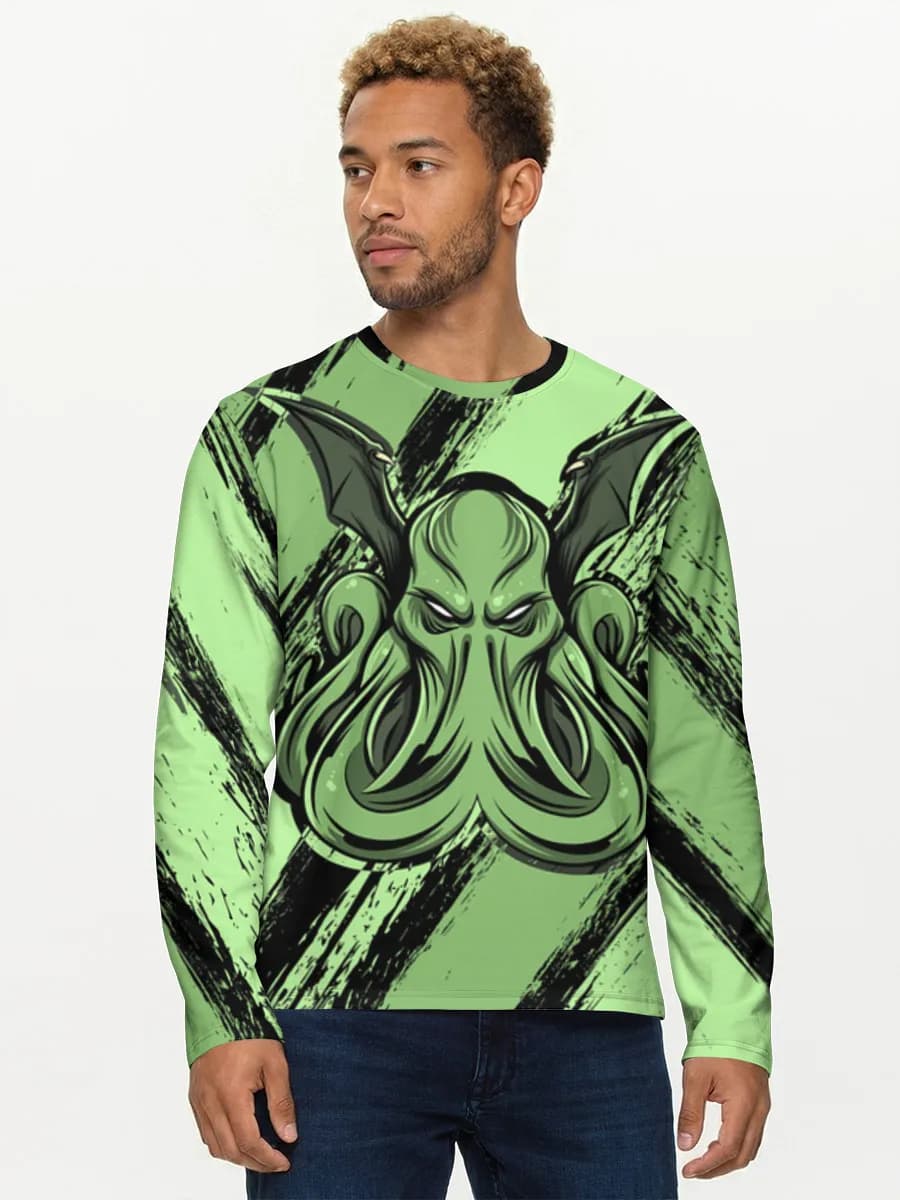Men's cotton long sleeve shirt