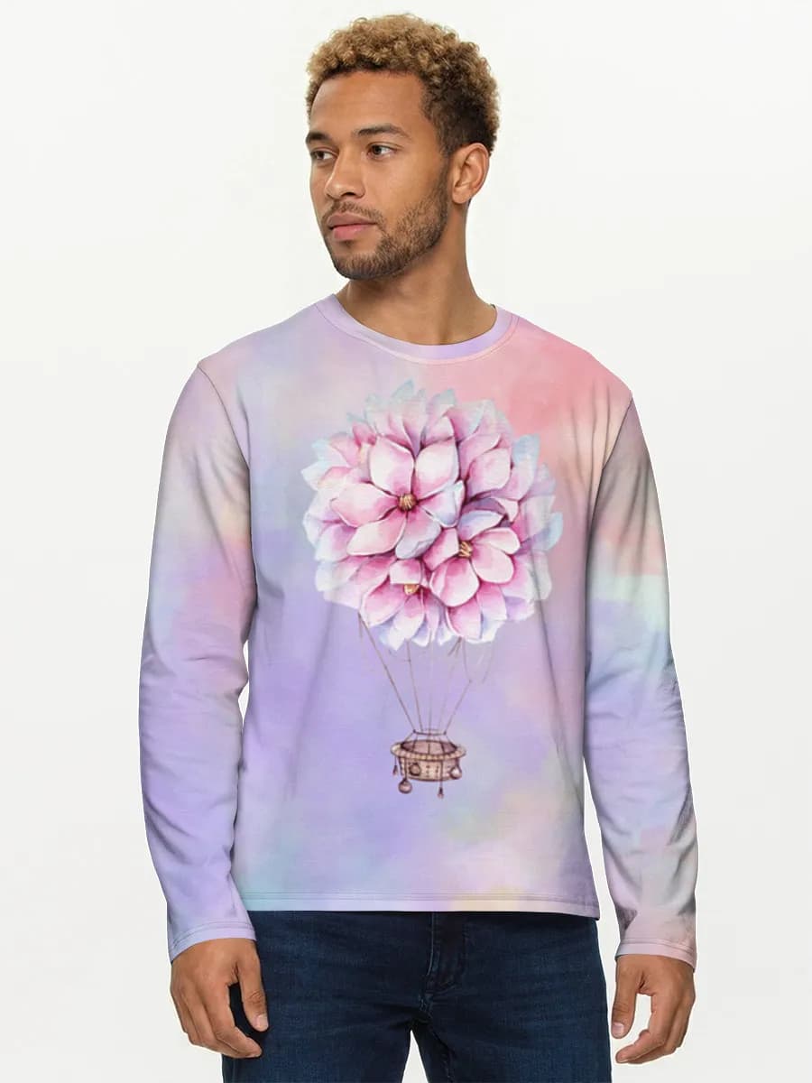 Men's cotton long sleeve shirt