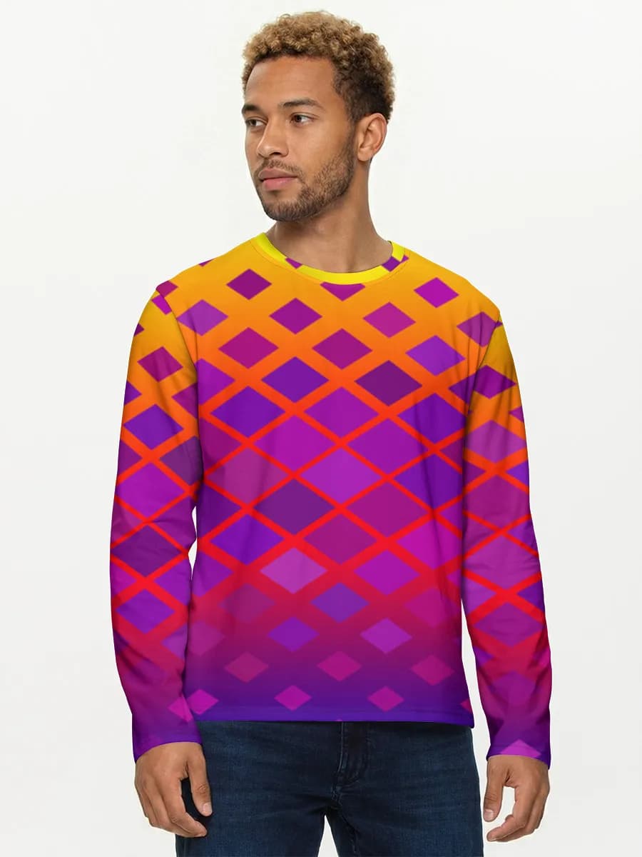 Men's cotton long sleeve shirt