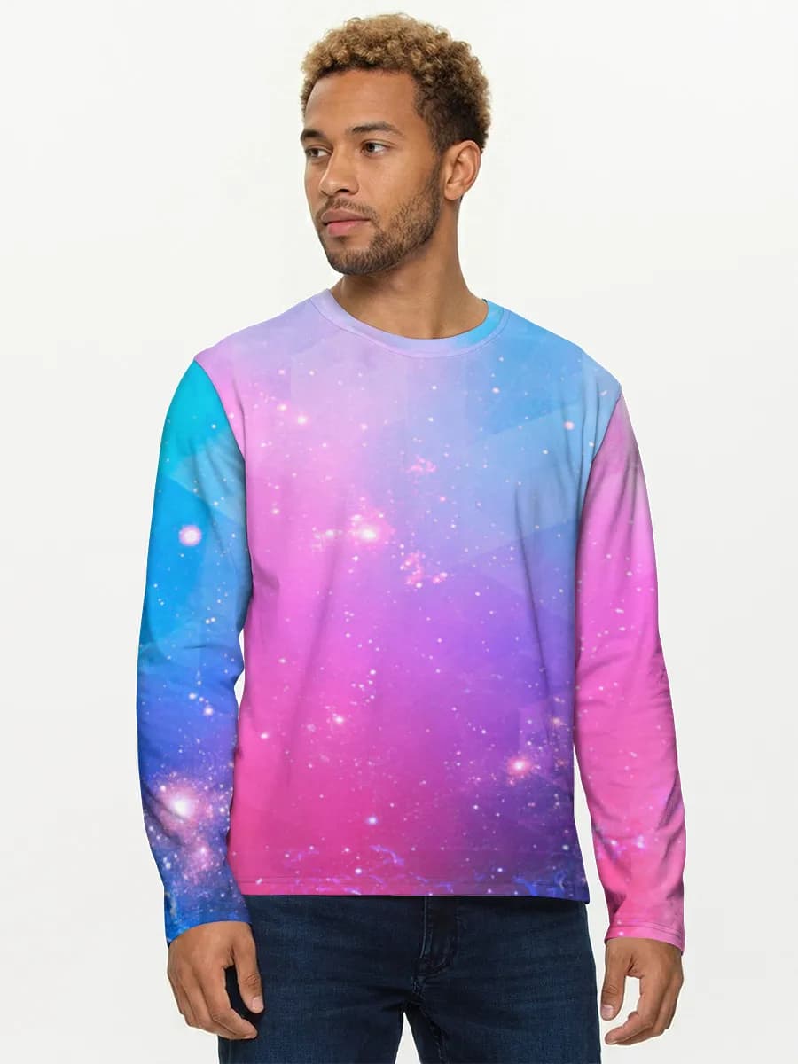 Men's cotton long sleeve shirt