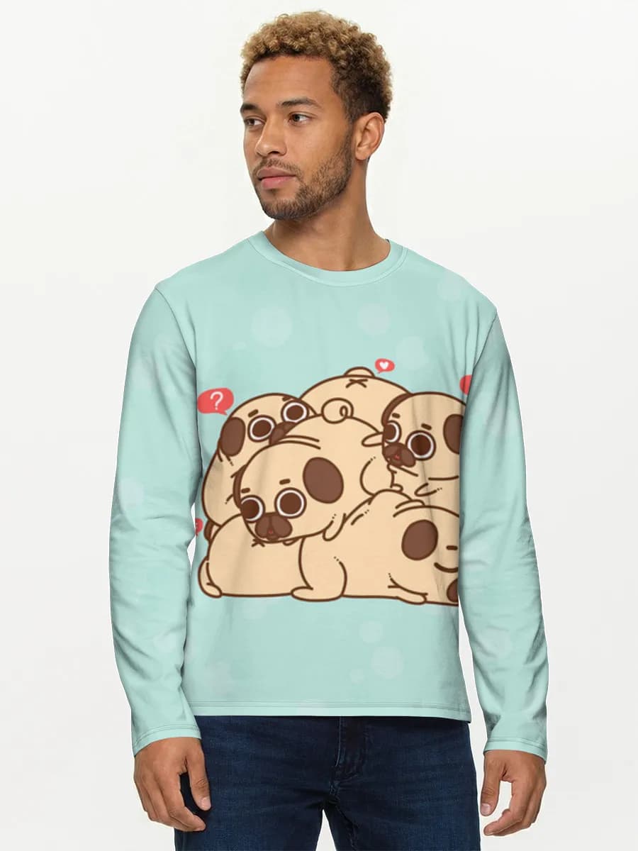 Men's cotton long sleeve shirt